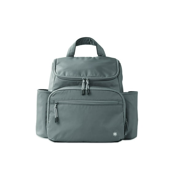 Skip Hop Forma Next Diaper Backpack, Grey, Water-Repellent, Multi-Pocket, Travel Ready