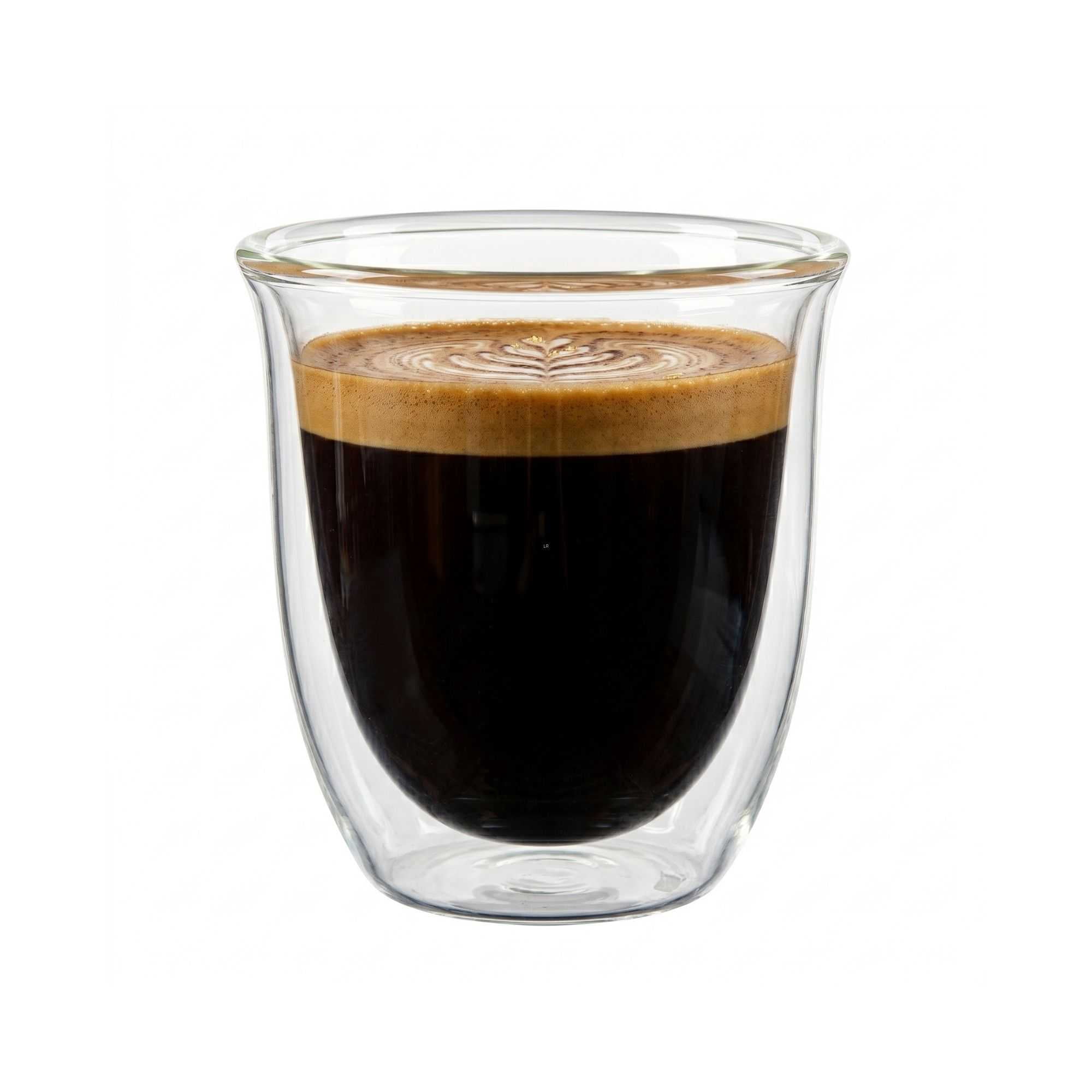 Forma Professional 16.9 Ounce Double Wall Coffee Mugs, 12 Insulated Coffee Mugs With Handle - Dishwashable, Reusable, Clear Glass Beverage Cups, Freezable, For Hot Or Cold Beverages - Restaurantware