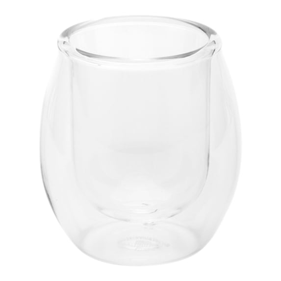 Forma Professional 3 oz Round Appetizer Shot Glass - Double Wall - 2 1/2" x 2 1/2" x 2 3/4" - 10 count box