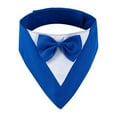 thumbnail image 1 of Formal Dog Tuxedo Bandana Dog Wedding Suit Pet Bibs Dog Collar with Bow Tie and Neck Tie Designs Adjustable Collar Colored Formal Tux Dog Bowtie Adjustable Neckerchie for Cats Dogs, 1 of 8