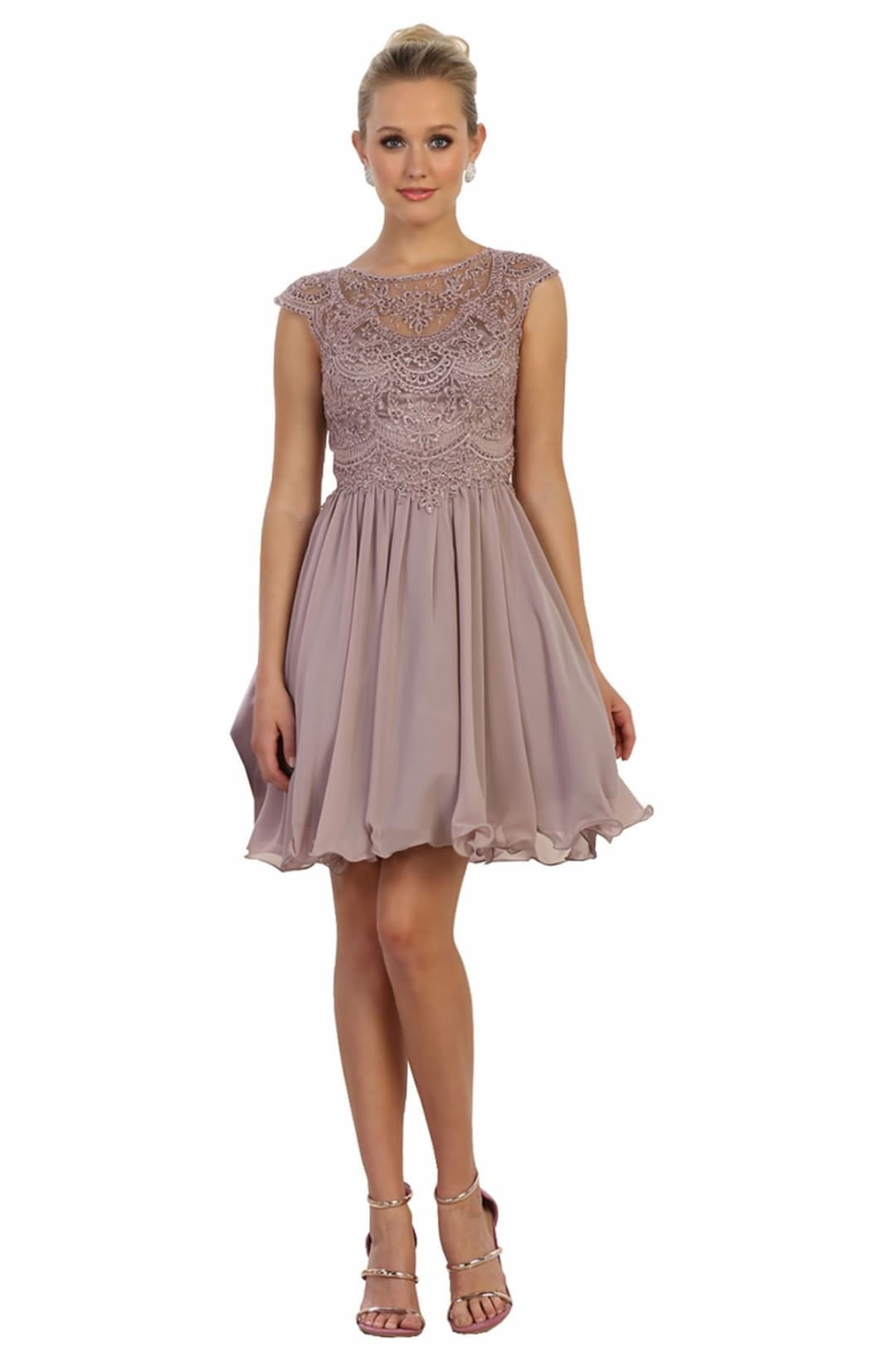 Formal knee length dresses for juniors cheap