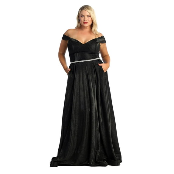Formal Dress Shops Inc Juniors Womens Evening Gown Plus Size