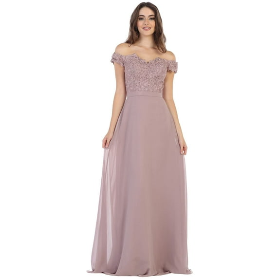 Formal Dress Shops Inc Juniors Womens Off The Shoulder Prom Dress