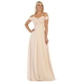 thumbnail image 1 of Formal Dress Shops Inc Juniors Womens Off The Shoulder Prom Dress, 1 of 10