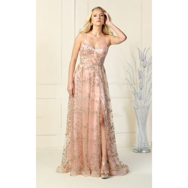 Juniors rose gold dress cheap