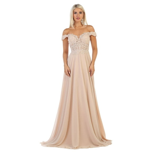 Formal Dress Shops Inc Juniors Womens Special Occasion Long Formal Dress