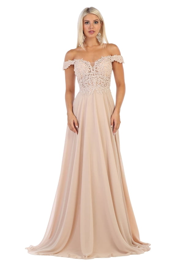 Formal Dress Shops Inc Juniors Womens Special Occasion Long Formal Dress