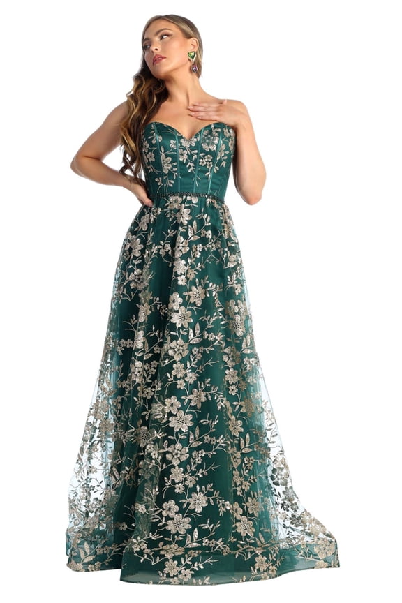 Formal Dress Shops Inc Juniors Womens Strapless Dresses