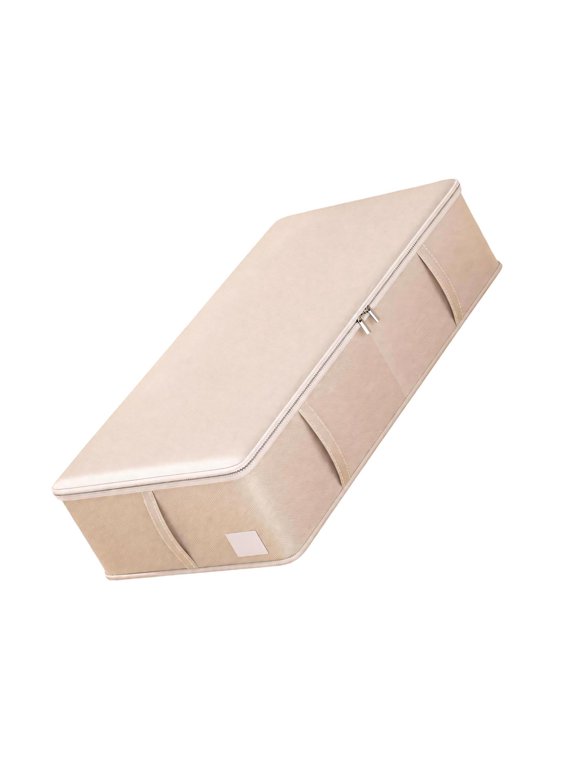 Formal Dress Storage Box for Gowns and Costumes, with Cloth Outer Layer and Reinforced Support Panels for Indoor Use