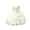 Formal Dresses Solid Party Wedding Flower Dress with Mesh Tutu Skirt for Flower Girl Dresses