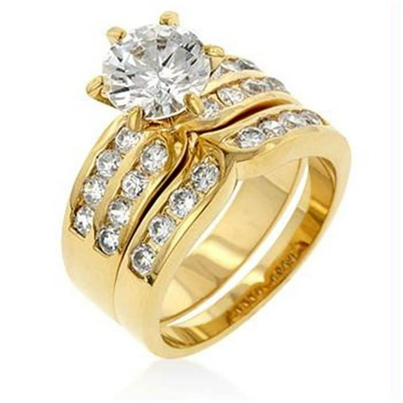 Formal Gold Engagement Set- <b>Size :</b> 06