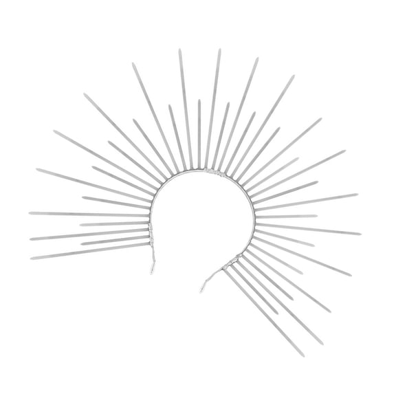 Formal Headpiece Church Tiaras Crowns Headband Women Hair Decorative Crownpiece Vintage Halloween Props Hairhoop