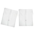 thumbnail image 1 of ifundom White PEVA Closet Storage Bags for Clothes Rack, 2-Pack Water-Resistant Garment Covers for Clothing, 1 of 6