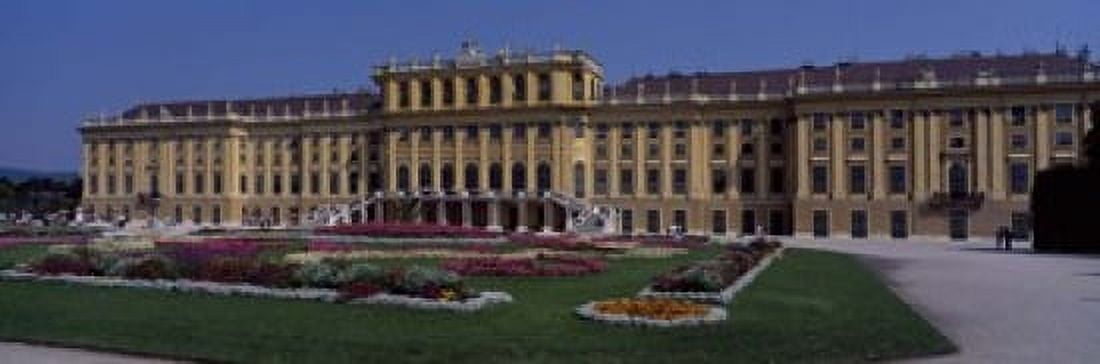 Formal garden in front of a palace Schonbrunn Palace Garden Schonbrunn Palace Vienna Austria Canvas Art - Panoramic Images (18 x 6)