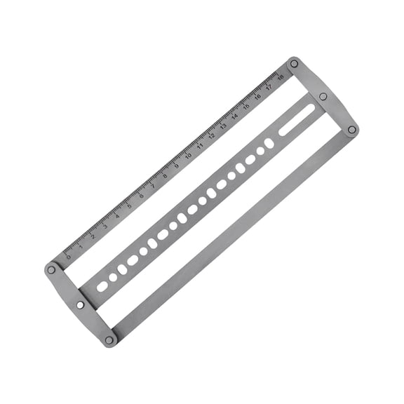 Format Leather Template Featuring Round Designs For Consistent 18 48mm Hole Placement