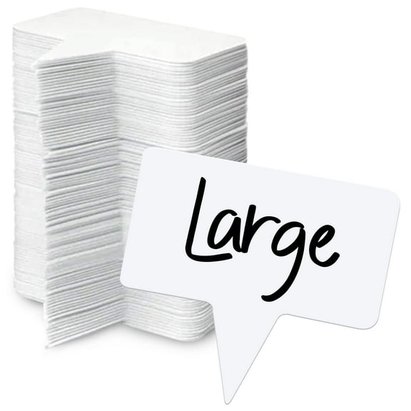 Formaticum Cheese Sign Small Medium Large food-grade plastic cheese label, for cheese markers, charcuterie, board labels, labels for food & puck Cheese, cheese holder, cheese board- 100 signs