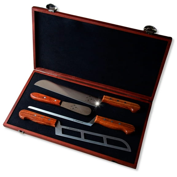 Formaticum Professional 4 Knife Set Unique Cheese Knives for Cheese Board Knife Charcuterie Board Cheese slicer Bulk Cheese knives, Cheese Board utensils, Modern Cheese Knife Set cheese knife Sets