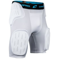 Champro Formation 5-Pad Youth Football Girdle, Size Youth Medium, White