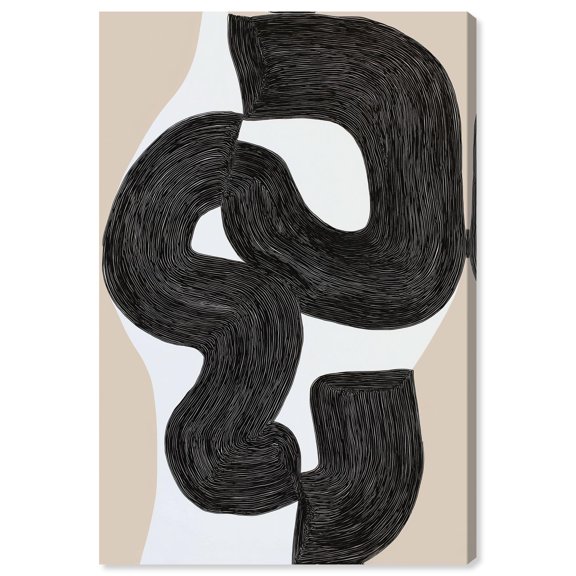 Formation III Canvas Print Black Minimalist Art by Art Remedy, Gallery Wrapped, 20 x 30