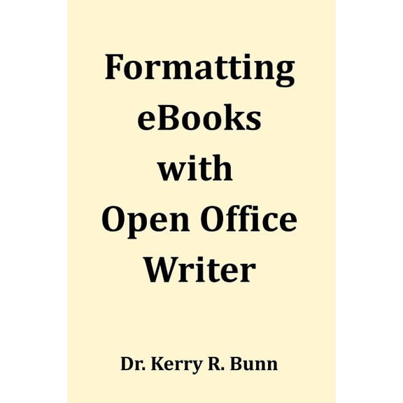 Formatting eBooks with Open Office Writer