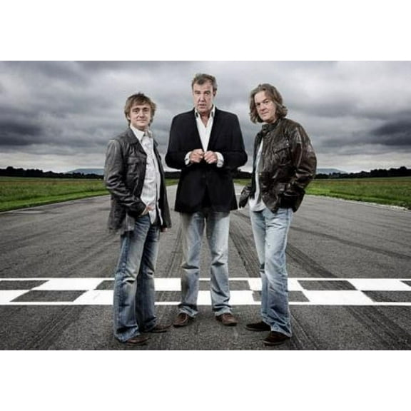 Former Top Gear Presenters Jeremy Clarkson Richard Hammond James May Poster 16in x 24in 16x24 Square Adults Best Posters