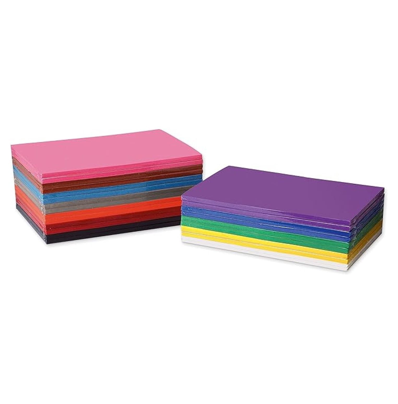 (Formerly SunWorks) Construction Paper Sampler, 12 Assorted Colors, 12" x 18", 1,200 Sheets