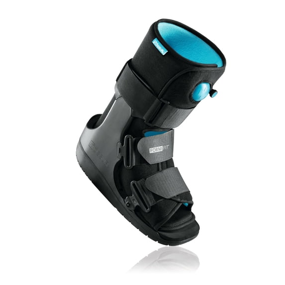 Ossur Formfit Walker Boot with Air - Medical Grade Immobilization for Strains, Sprains & Stable Fractures | Pneumatic Technology to Reduce Pain & Swelling | Breathable Material (Low Top, Small)