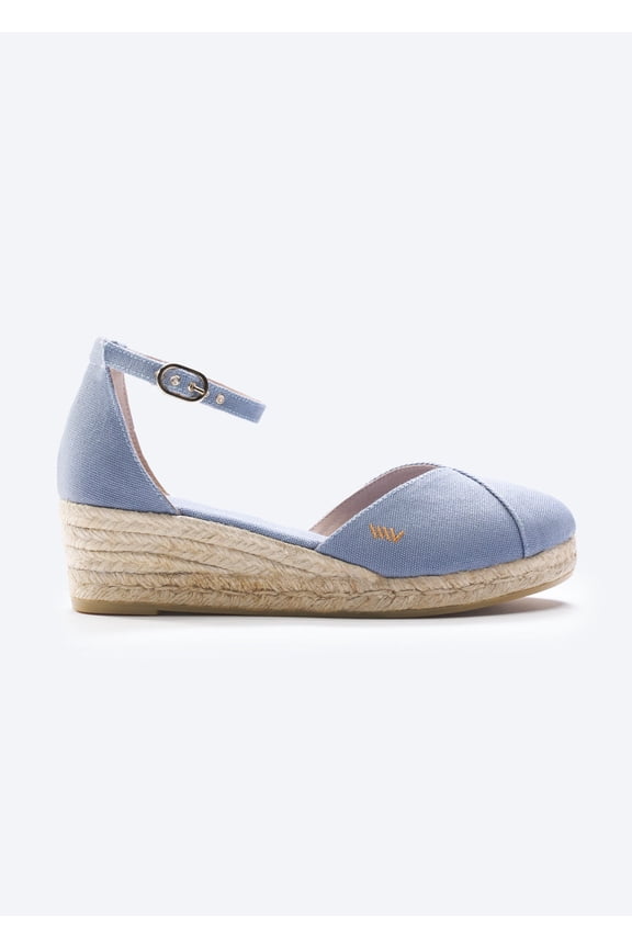 Formiga Canvas Low Espadrille Wedges – Archive