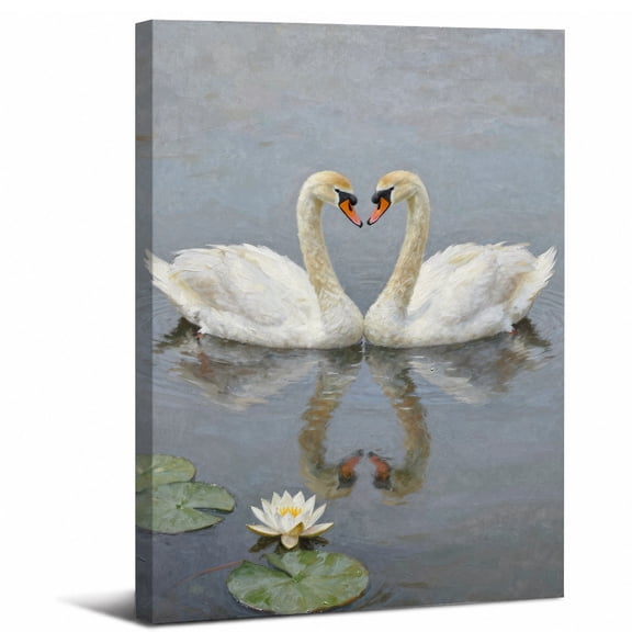 Forming Heart Shape Canvas Wall Art Framed Bathroom Decor,perfect for bathroom bedroom or living room decor beautiful wall artwork,8x12in
