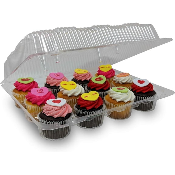 Forming LBH9222 Clear Hinged Cupcake or Muffin Container 100 Per Case