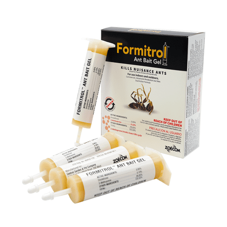 Formitrol Ant Bait Gel - Combats Nuisance Ants with Unparalleled Efficiency - 1 Pack (4 x 30g Tubes) by Zoecon