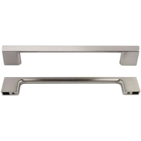 Formosa Design Hardware Brushed Nickel Cabinet Hardware Square Pulls