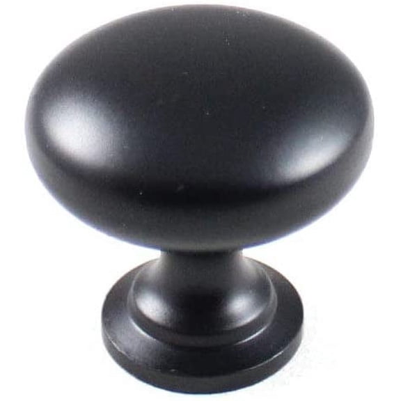 Formosa Design Hardware Cabinet Hardware Flat Black Mushroom Knobs