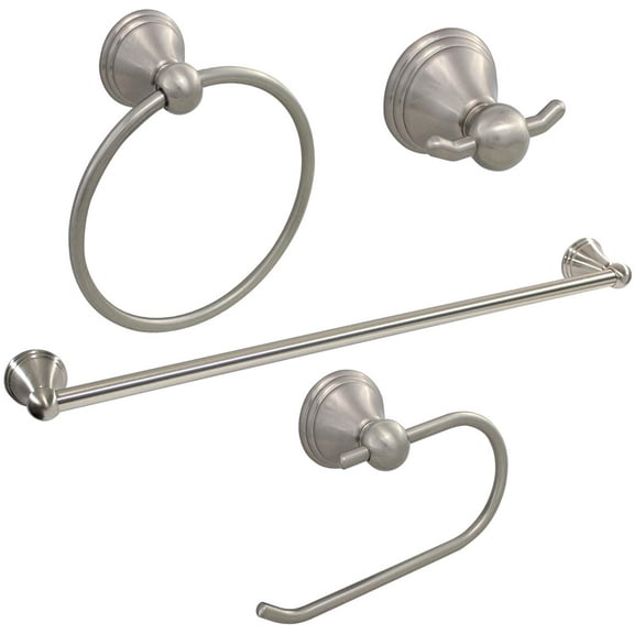 Formosa Design Hardware Modern 4-Piece Bathroom Accessories Hardware Set