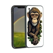 Formosan-Rock-Macaque-189 phone case for iPhone XS Max for Women Men Gifts,Formosan-Rock-Macaque-189 Pattern Soft silicone Style Shockproof Case