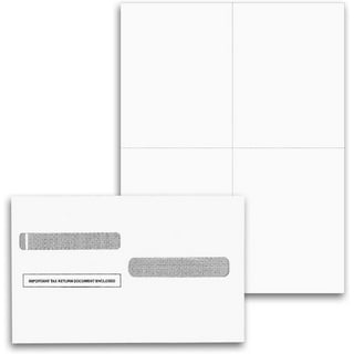 BagDream 100 Pack A6 Envelopes Self Seal 6.5 x 4.75 White Kraft