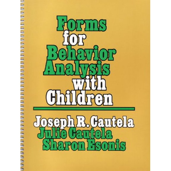 Pre-Owned Forms for Behavior Analysis With Children Paperback