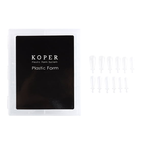 Forms for Extension Gel Molds Square Coffin Oval Shaped Clear Acrylic Tips
