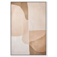thumbnail image 1 of Forms in Beige II Canvas Boho Geometric Art by Art Remedy, White Frame, 24 x 36, 1 of 7