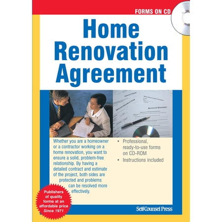 Forms on CD: Home Renovation Agreement (CD-ROM)