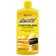 Formula 1 Carnauba Liquid Car Wax, High Gloss Shine & Protection for Auto Paint, Advanced Micropolishing to Remove Haze & Restore Vehicle Paint, 16 oz