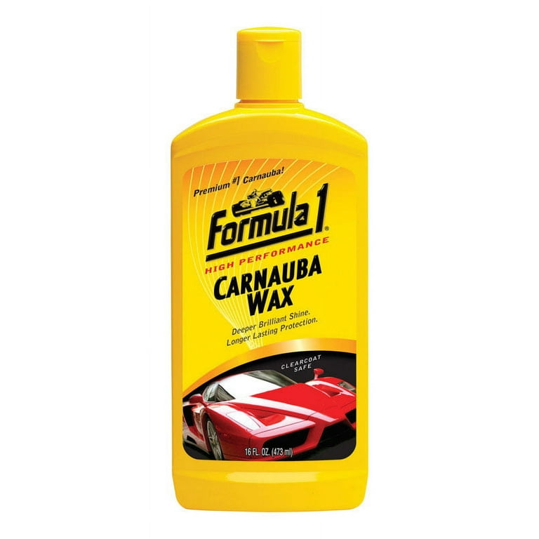 Formula 1 Carnauba Fast Wax Car Wax Spray – Carnauba Wax Car Polish for  High-Gloss Shine – Exterior Care Products for All Paint Finishes – Easy to  Use