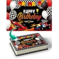 Formula 1 Cars Racing Kids Edible Image Cake Topper Personalized