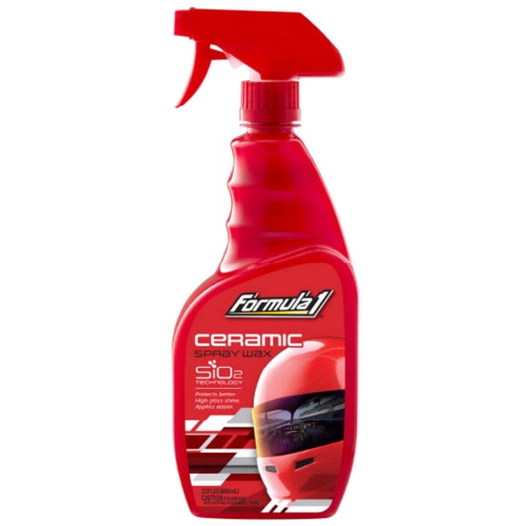 Formula 1 Ceramic Spray Detailer (23 oz.) - Ultimate Glossy Shine and Protection for All Car Surfaces - Long-Lasting Water Beading - Quick & Easy Application