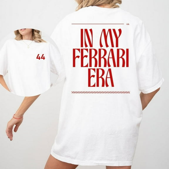 Formula 1, Lewis Hamilton, Ferrari Era Unisex T-shirt, 44, Ferrari Merch, Ferrari T-shirt, F1, Formula 1 T-Shirt, Formula 1 Merch