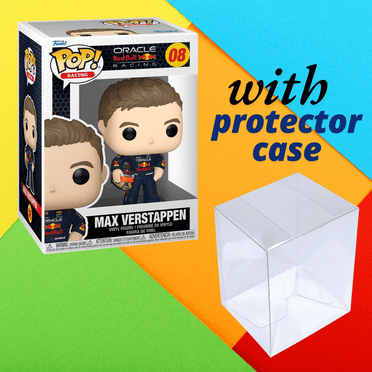 Formula 1 Max Verstappen with Helmet Funko Pop! Vinyl Figure #08 with Protector Case