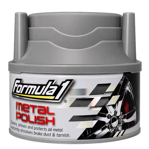 Formula 1 Metal Polish - Restore Shine to Chrome, Aluminum, & Magnesium Wheels, Instantly Polish Exhaust Tips, Chrome & Other Metal Trim, 10oz