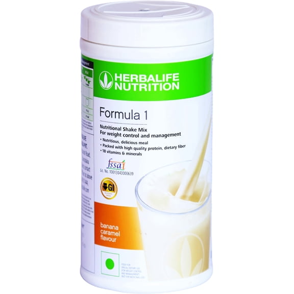 Formula 1 Nutritional Shake Mix - Banana Caramel Flavor For Weight Management