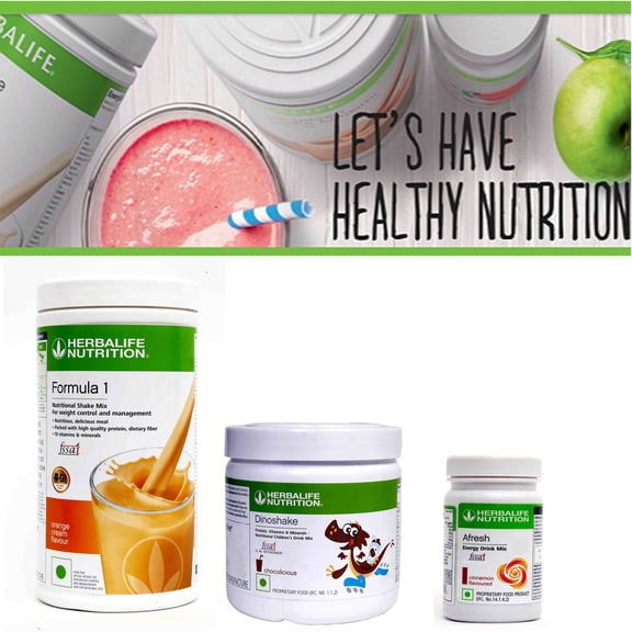 Formula 1 Nutritional Shake Mix Orange & Dinoshake Chocolate & Afresh Cinnamon