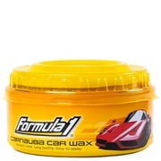 Formula 1 Carnauba Car Wax Paste - High-Gloss Shine - Polish for Car Detailing to Shine & Protect   Remove Haze and Paint Swirls w/ Micropolishing Agents   Car Cleaning Supplies 12 oz.